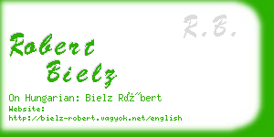 robert bielz business card